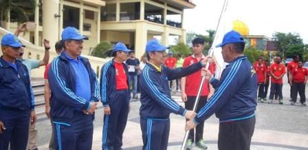 Bupati Siak Lepas Duta Olah Raga Untuk Bertanding Di Porprov Riau Tahun 2017